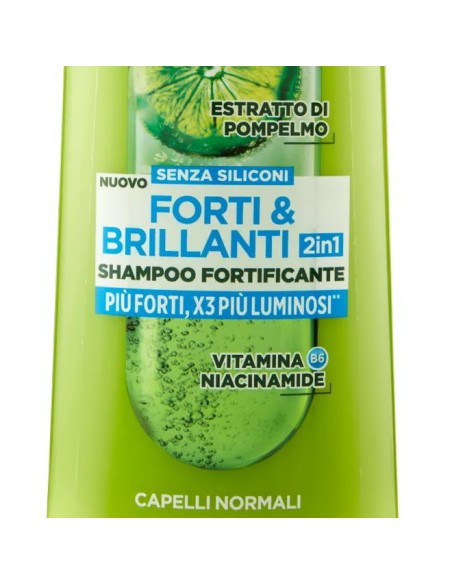 fructis shampoo 250ml - 2in1 con balsamo - per capelli normali: tuttocasashop.it: igiene e cura della persona