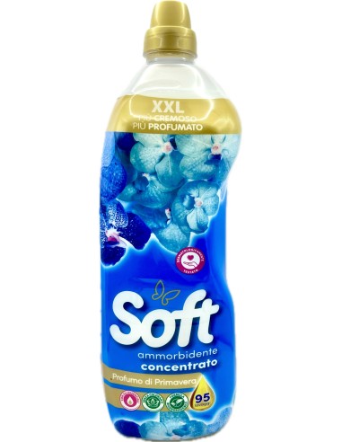 soft ammorbidente concentrato xxl 2 litri - 95 lavaggi profumo di primavera: tuttocasashop.it: prodotti per bucato e tessuti