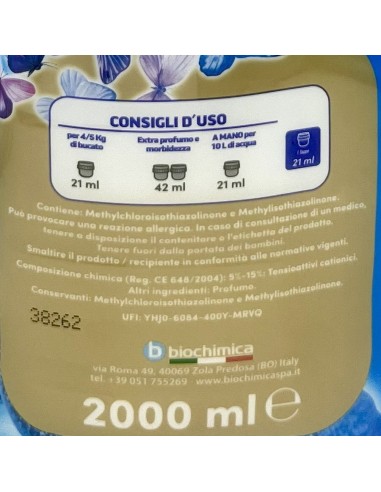 soft ammorbidente concentrato xxl 2 litri - 95 lavaggi profumo di primavera: tuttocasashop.it: prodotti per bucato e tessuti