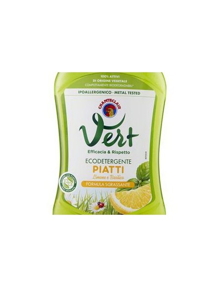 Chanteclair Vert Ecodetergente Piatti Limone e Basilico