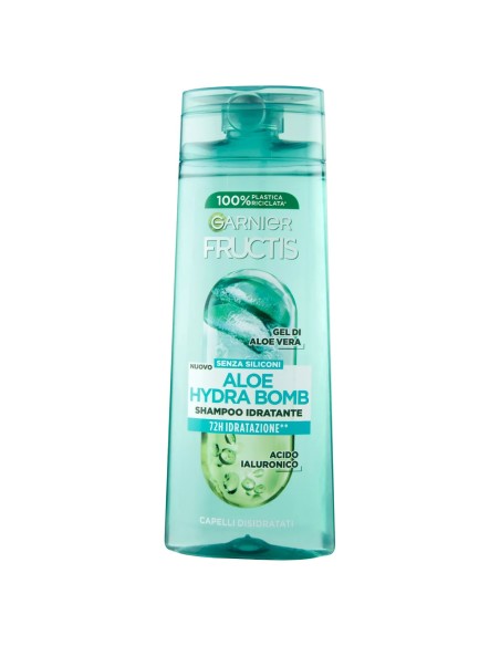 fructis shampoo - 250ml - aloe hydra bomb - idratante - idratazione 72h: tuttocasashop.it: igiene e cura della persona