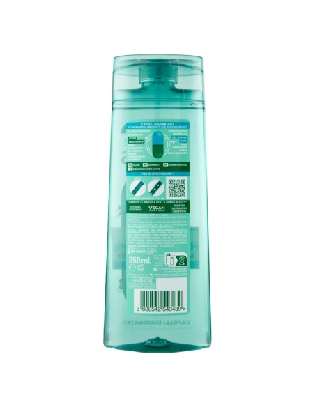 fructis shampoo - 250ml - aloe hydra bomb - idratante - idratazione 72h: tuttocasashop.it: igiene e cura della persona