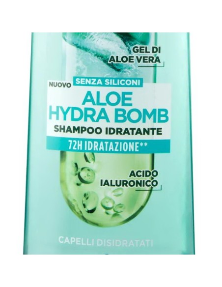 fructis shampoo - 250ml - aloe hydra bomb - idratante - idratazione 72h: tuttocasashop.it: igiene e cura della persona