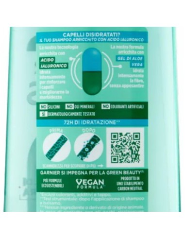 fructis shampoo - 250ml - aloe hydra bomb - idratante - idratazione 72h: tuttocasashop.it: igiene e cura della persona
