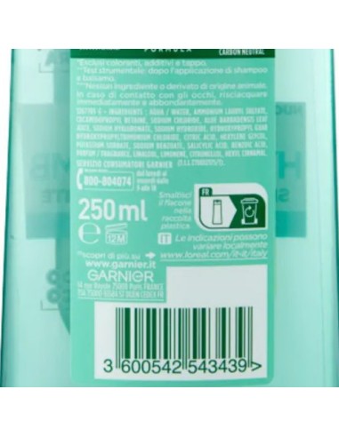 fructis shampoo - 250ml - aloe hydra bomb - idratante - idratazione 72h: tuttocasashop.it: igiene e cura della persona