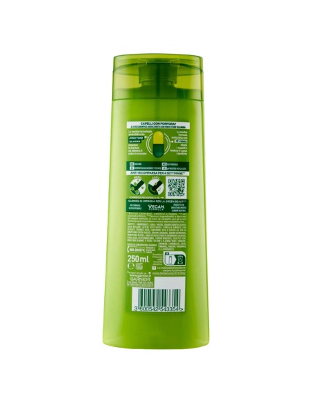 fructis shampoo - 250ml - antiforfora lenitivo anti comparsa capelli normali: tuttocasashop.it: igiene e cura della persona
