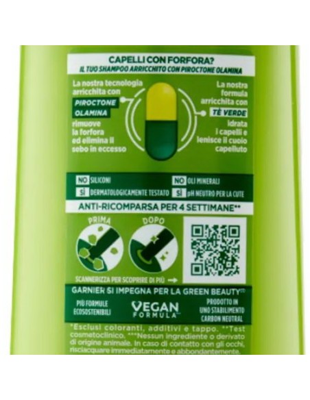 fructis shampoo - 250ml - antiforfora lenitivo anti comparsa capelli normali: tuttocasashop.it: igiene e cura della persona