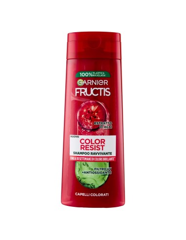 fructis shampoo - 250ml - color resist - ravvivante capelli colorati: tuttocasashop.it: igiene e cura della persona