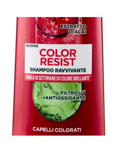 fructis shampoo - 250ml - color resist - ravvivante capelli colorati: tuttocasashop.it: igiene e cura della persona