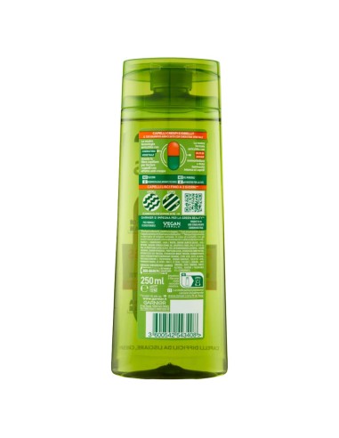fructis shampoo - 250ml - hydra liss & shine - lisciante capelli crespi: tuttocasashop.it: igiene e cura della persona