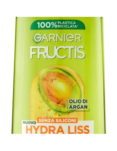 fructis shampoo - 250ml - hydra liss & shine - lisciante capelli crespi: tuttocasashop.it: igiene e cura della persona