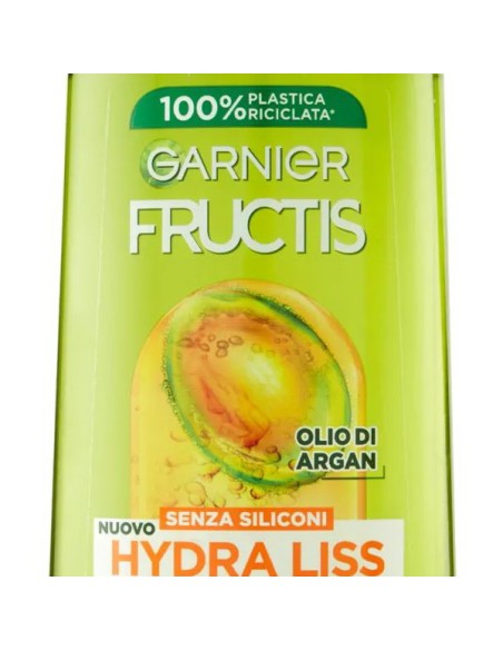fructis shampoo - 250ml - hydra liss & shine - lisciante capelli crespi: tuttocasashop.it: igiene e cura della persona