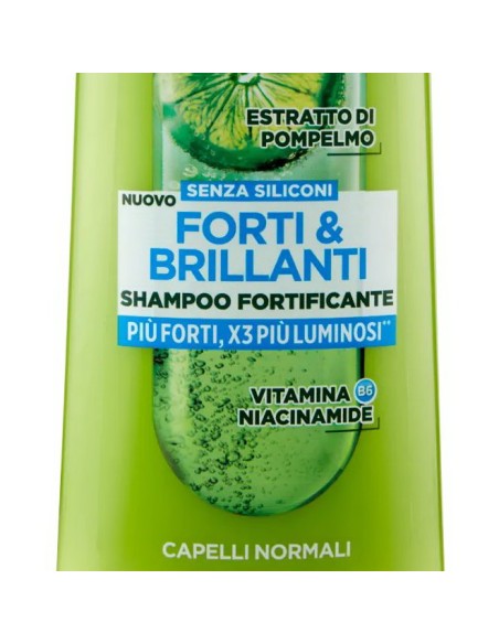 fructis shampoo - 250ml - forti & brillanti - capelli normali: tuttocasashop.it: igiene e cura della persona