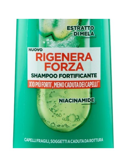 fructis shampoo - 250ml - rigenera forza - fortificante capelli fragili: tuttocasashop.it: igiene e cura della persona