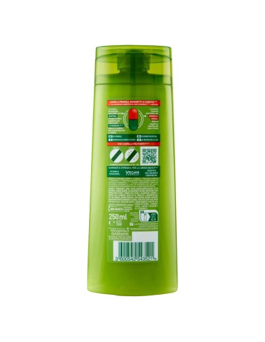 fructis shampoo - 250ml - vitamine & forza - fortificante capelli fragili: tuttocasashop.it: igiene e cura della persona
