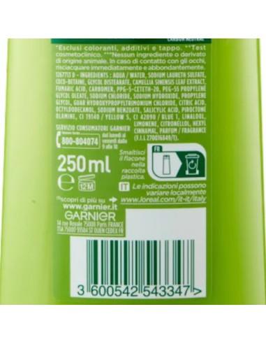 fructis shampoo 250ml - 2in1 con balsamo - antiforfora lenitivo: tuttocasashop.it: igiene e cura della persona