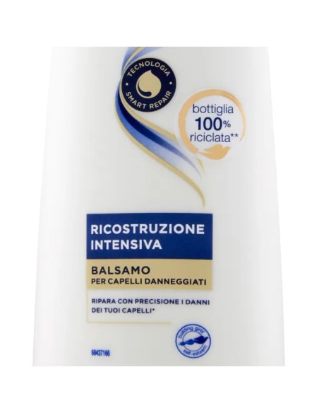 dove balsamo 180ml - ricostruzione intensiva - per capelli danneggiati: tuttocasashop.it: igiene e cura della persona