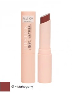 astra pure beauty lipstick - rossetto cremoso semi mat - 01 mahogany: tuttocasashop.it: igiene e cura della persona