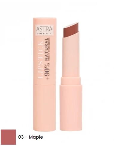 astra pure beauty lipstick - rossetto cremoso semi mat - 03 maple: tuttocasashop.it: igiene e cura della persona