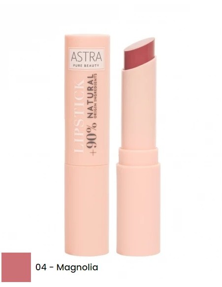 astra pure beauty lipstick - rossetto cremoso semi mat - 04 magnolia: tuttocasashop.it: igiene e cura della persona