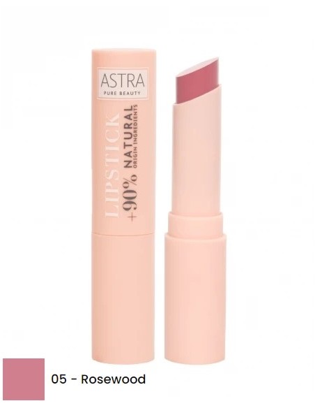 astra pure beauty lipstick - rossetto cremoso semi mat - 05 rosewood: tuttocasashop.it: igiene e cura della persona