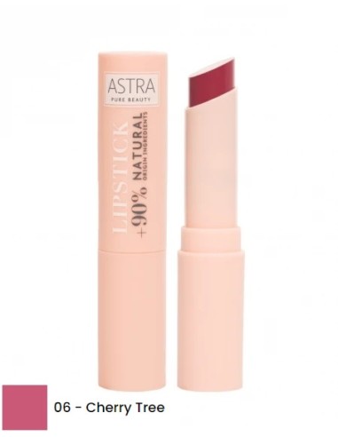 astra pure beauty lipstick - rossetto cremoso semi mat - 06 cherry tree: tuttocasashop.it: igiene e cura della persona