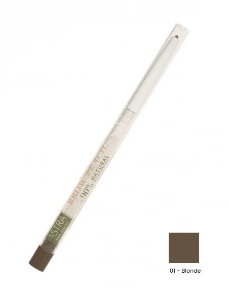 astra pure beauty brown pencil matita sopracciglia retraibile - 01 blonde: tuttocasashop.it: igiene e cura della persona