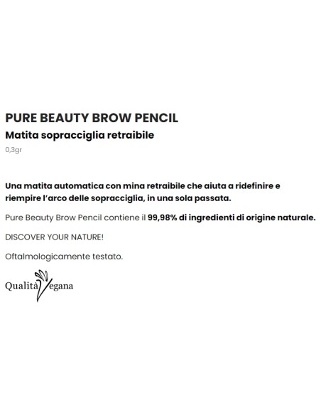 astra pure beauty brown pencil matita sopracciglia retraibile - 01 blonde: tuttocasashop.it: igiene e cura della persona