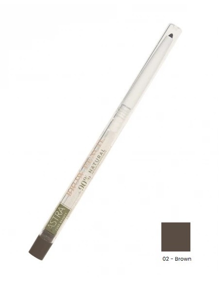 astra pure beauty brown pencil matita sopracciglia retraibile - 02 brown: tuttocasashop.it: igiene e cura della persona