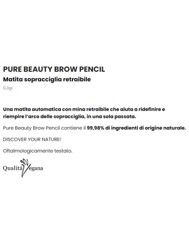 astra pure beauty brown pencil matita sopracciglia retraibile - 02 brown: tuttocasashop.it: igiene e cura della persona