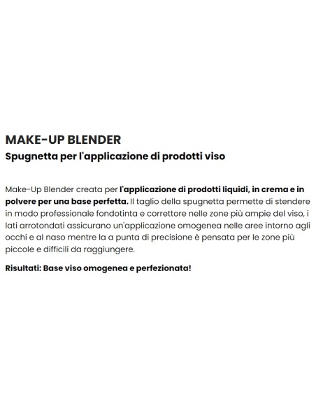 astra make-up blender - applicatore per trucco a goccia - black: tuttocasashop.it: igiene e cura della persona