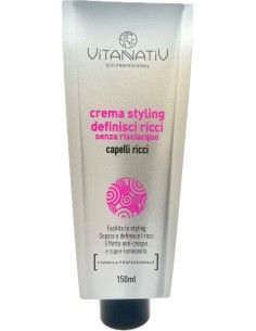 vitanativ professional crema styling definisci ricci 150ml senza risciacquo: tuttocasashop.it: igiene e cura della persona