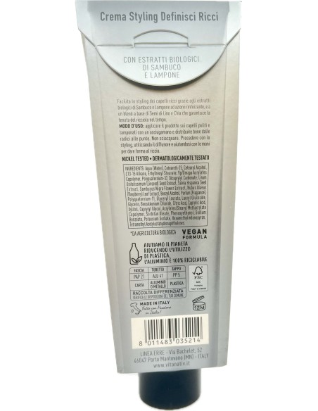 vitanativ professional crema styling definisci ricci 150ml senza risciacquo: tuttocasashop.it: igiene e cura della persona