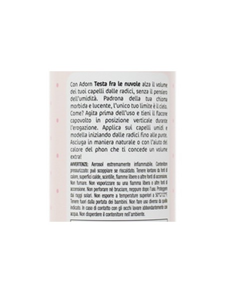 adorn mousse - 150ml - volumizzante - testa fra le nuvole: tuttocasashop.it: igiene e cura della persona