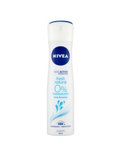 nivea deodorante spray - 150ml - fresh natural - 0% alluminium (ach): tuttocasashop.it: igiene e cura della persona