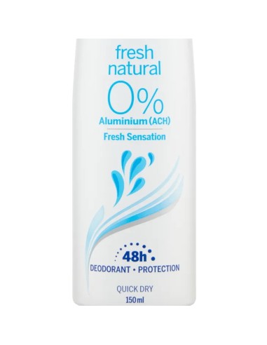 nivea deodorante spray - 150ml - fresh natural - 0% alluminium (ach): tuttocasashop.it: igiene e cura della persona