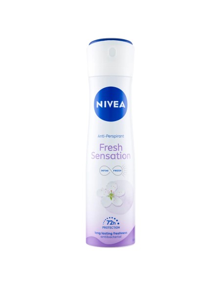 nivea deodorante spray - 150ml - fresh sensation - 72h protezione: tuttocasashop.it: igiene e cura della persona