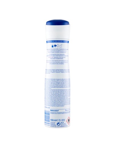 nivea deodorante spray - 150ml - fresh sensation - 72h protezione: tuttocasashop.it: igiene e cura della persona