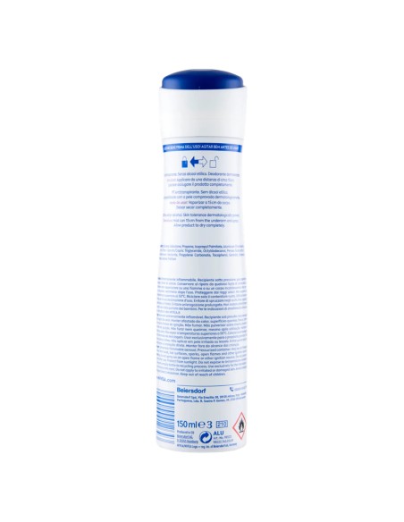 nivea deodorante spray - 150ml - fresh sensation - 72h protezione: tuttocasashop.it: igiene e cura della persona
