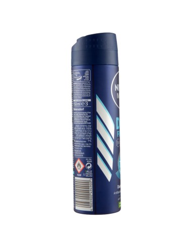 nivea deodorante spray - 150ml - for men - dry fresh - 72h dual protect: tuttocasashop.it: igiene e cura della persona