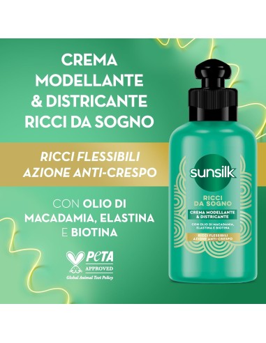 sunsilk crema per capelli 200ml - ricc da sogno - modellante e districante: tuttocasashop.it: igiene e cura della persona