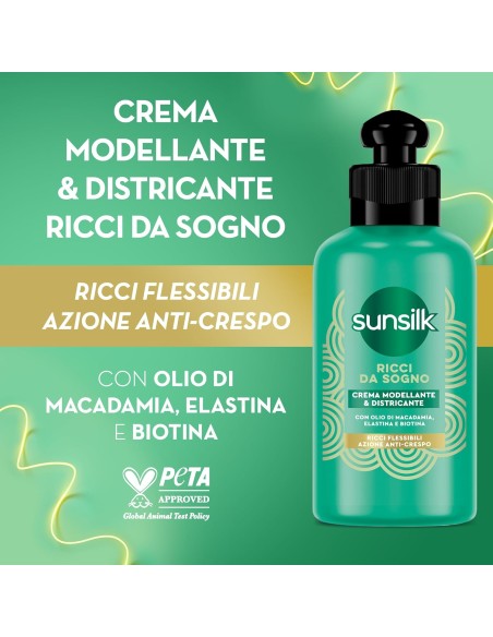 sunsilk crema per capelli 200ml - ricc da sogno - modellante e districante: tuttocasashop.it: igiene e cura della persona