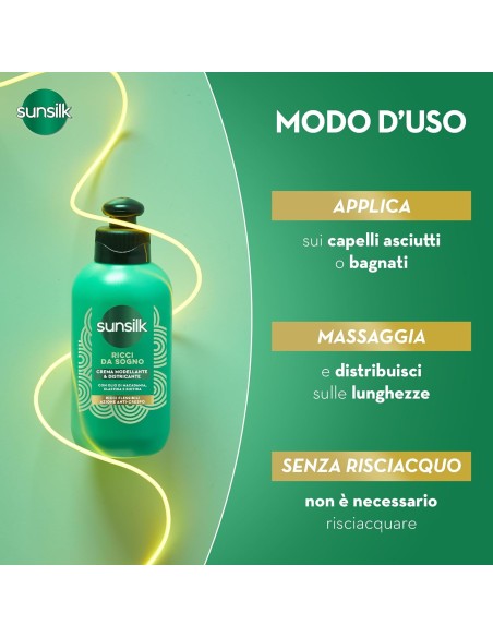 sunsilk crema per capelli 200ml - ricc da sogno - modellante e districante: tuttocasashop.it: igiene e cura della persona