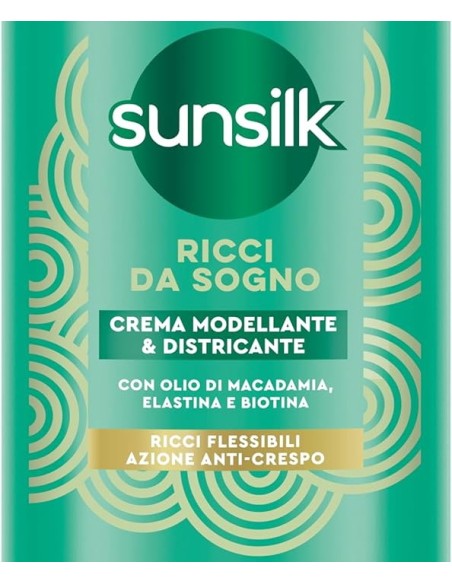 sunsilk crema per capelli 200ml - ricc da sogno - modellante e districante: tuttocasashop.it: igiene e cura della persona