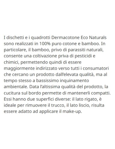 dermacotone dischetti levatrucco rotondi in cotone - 120 pezzi - natural: tuttocasashop.it: igiene e cura della persona