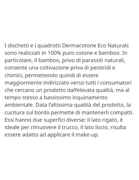 dermacotone dischetti levatrucco rotondi in cotone - 120 pezzi - natural: tuttocasashop.it: igiene e cura della persona