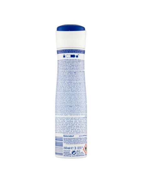 nivea deodorante spray - 150ml - pure invisible - 48h protection quick dry: tuttocasashop.it: igiene e cura della persona