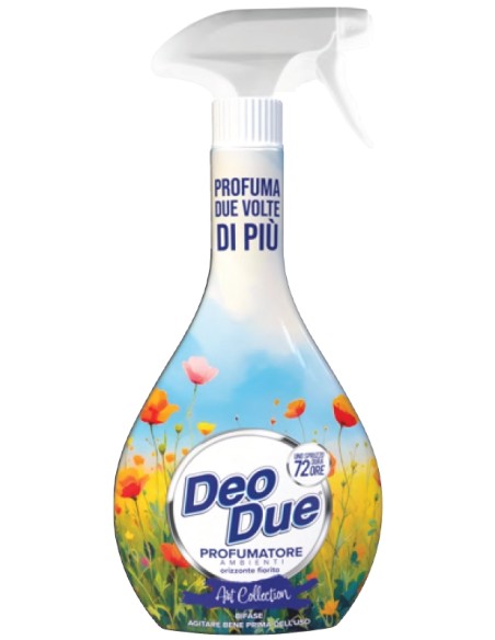 deo due profumatore spray - 600ml - art collection - orizzonti fioriti: tuttocasashop.it: pulizia e cura della casa