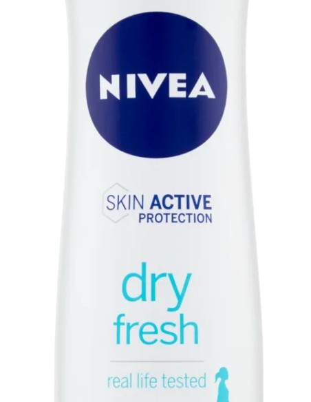 nivea deodorante spray - 150ml - dry fresh - 48h quick dry anti-bacterial: tuttocasashop.it: igiene e cura della persona