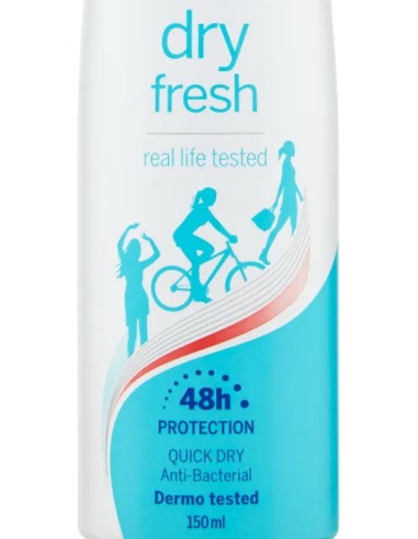 nivea deodorante spray - 150ml - dry fresh - 48h quick dry anti-bacterial: tuttocasashop.it: igiene e cura della persona